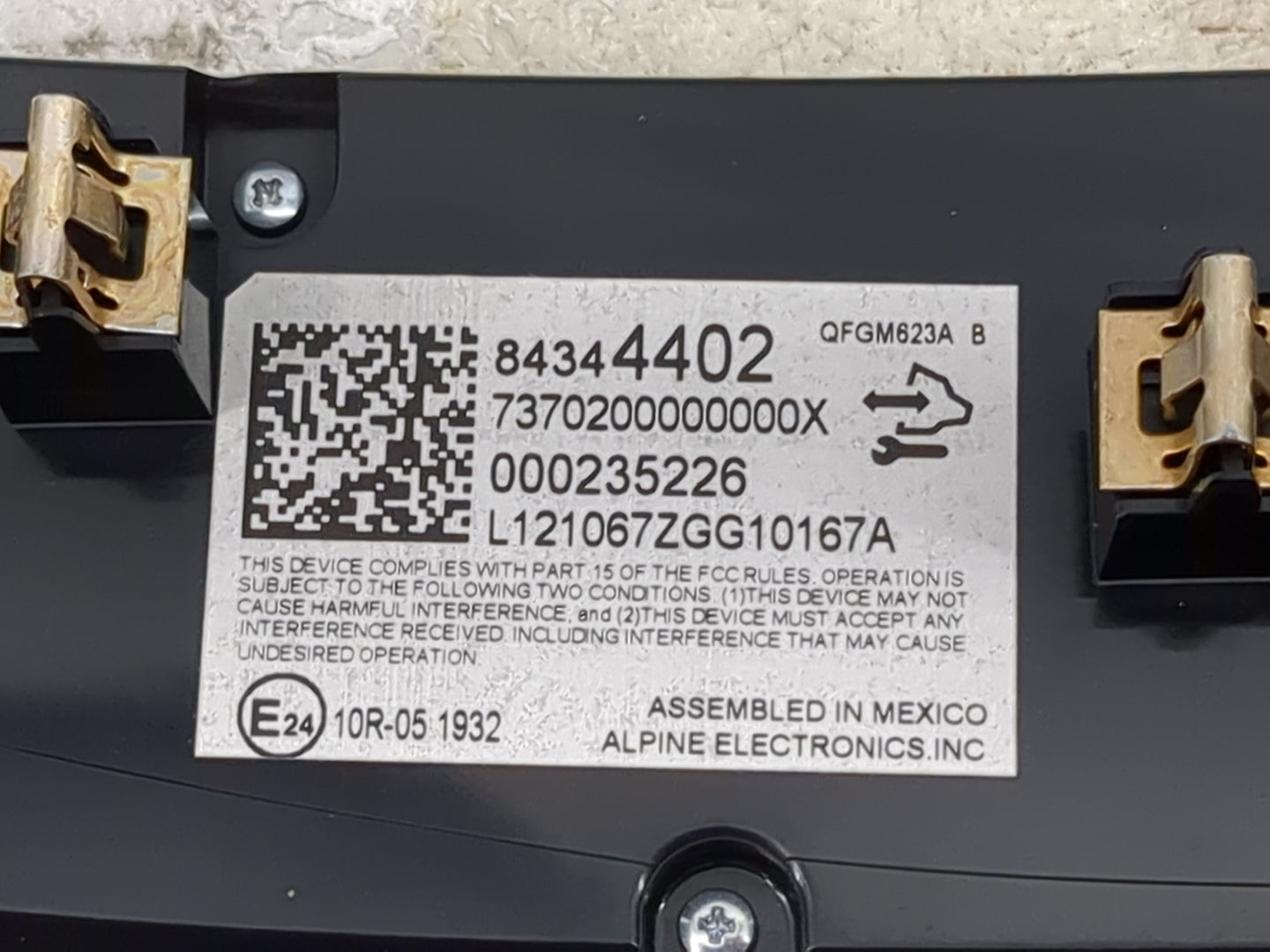 2018-2022 Chevrolet Traverse Climate Control Module Temperature AC/Heater Replacement P/N:84344402 QFGM623A Fits OEM Used Au