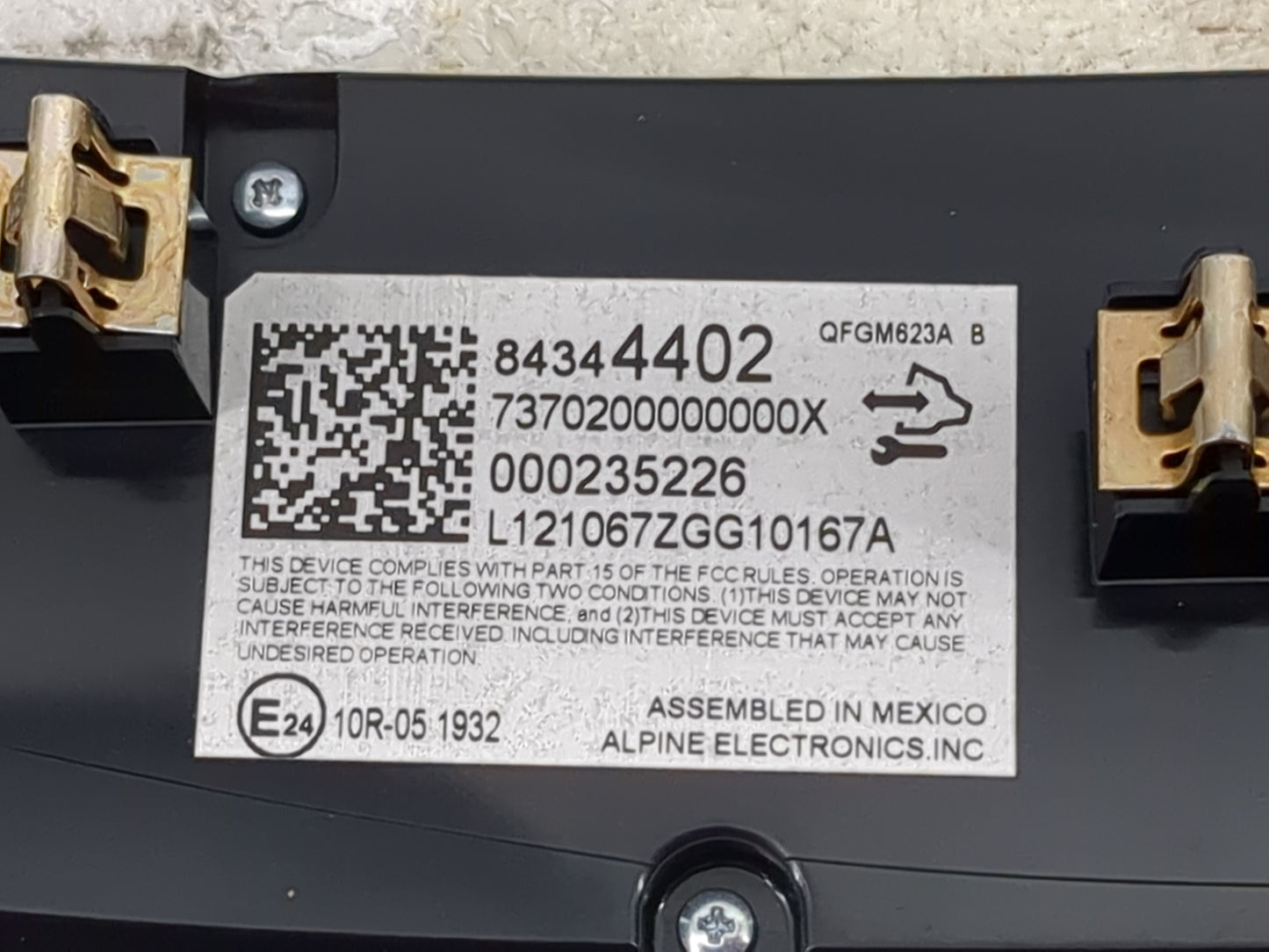 2018-2022 Chevrolet Traverse Climate Control Module Temperature AC/Heater Replacement P/N:84344402 QFGM623A Fits OEM Used Au