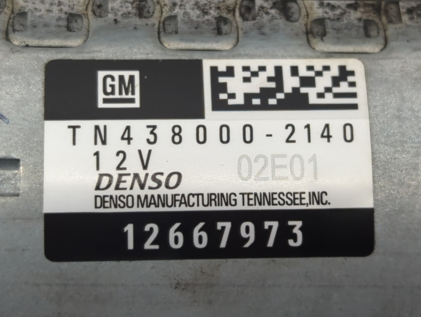 2018-2022 Chevrolet Traverse Car Starter Motor Solenoid OEM P/N:12667973 TN438000-2140 Fits OEM Used Auto Parts - Oemusedaut