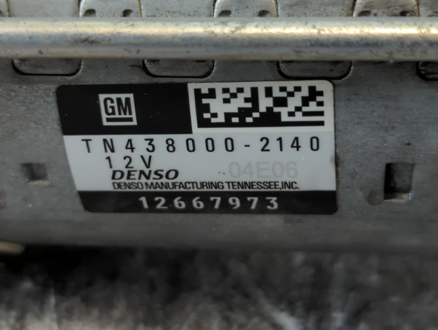 2018-2022 Chevrolet Traverse Car Starter Motor Solenoid OEM P/N:TN438000-2140 Fits Fits 2016 2017 2018 2019 2020 2021 2022 O