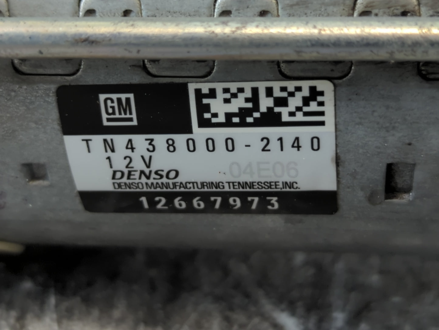 2018-2022 Chevrolet Traverse Car Starter Motor Solenoid OEM P/N:TN438000-2140 Fits Fits 2016 2017 2018 2019 2020 2021 2022 O