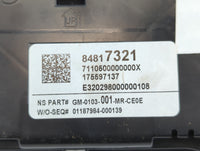 2020-2022 Chevrolet Traverse Instrument Cluster Speedometer Gauges P/N:84817321 Fits Fits 2020 2021 2022 OEM Used Auto Parts