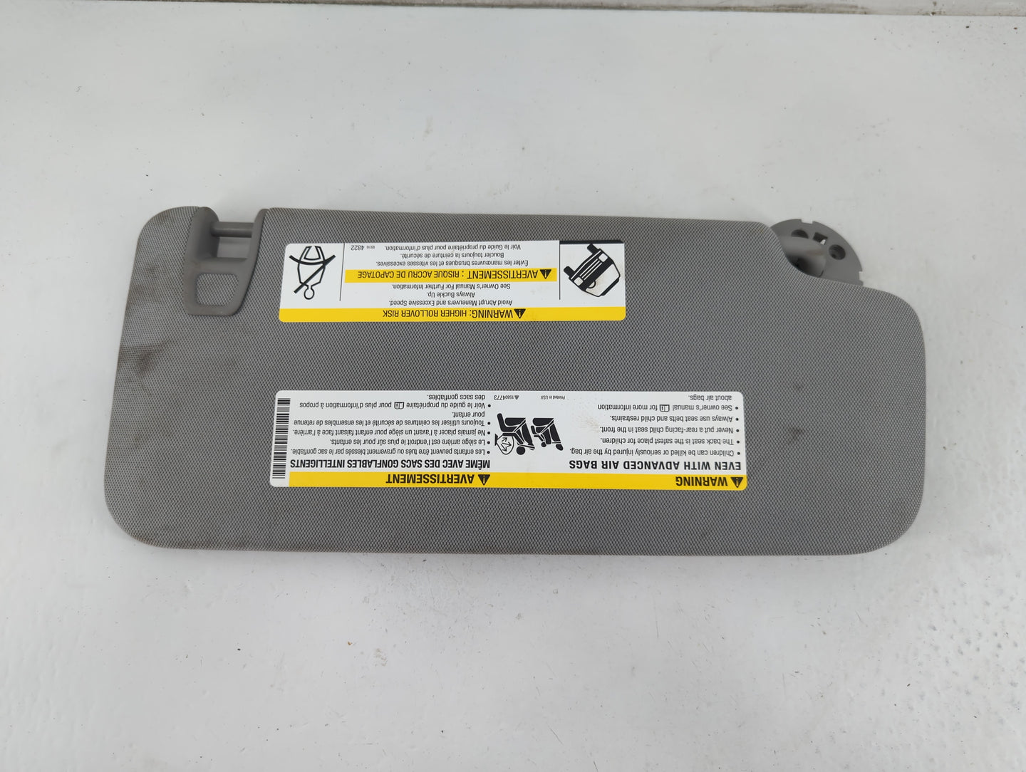 2017-2021 Chevrolet Trax Sun Visor Shade Replacement Driver Left Mirror Fits Fits 2017 2018 2019 2020 2021 OEM Used Auto Par