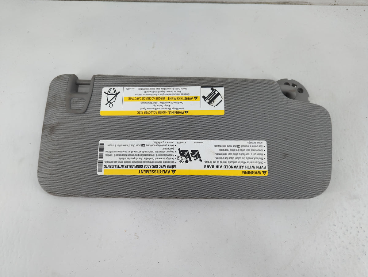 2017-2021 Chevrolet Trax Sun Visor Shade Replacement Driver Left Mirror Fits Fits 2017 2018 2019 2020 2021 OEM Used Auto Par
