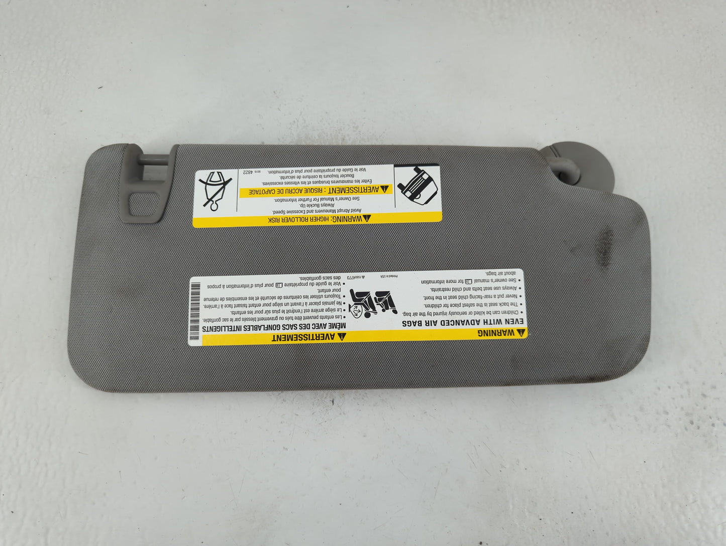 2017-2021 Chevrolet Trax Sun Visor Shade Replacement Driver Left Mirror Fits Fits 2017 2018 2019 2020 2021 OEM Used Auto Par