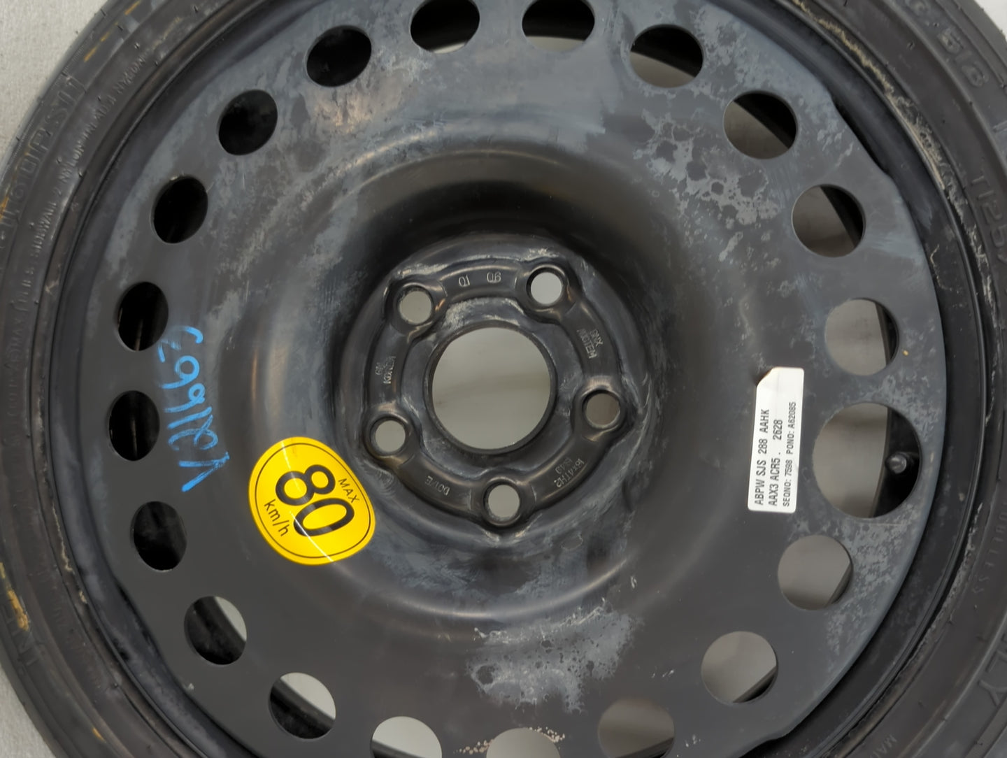 2013-2022 Chevrolet Trax Spare Donut Tire Wheel Rim Oem - Oemusedautoparts1.com