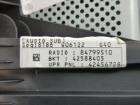 2021 Chevrolet Trax Radio AM FM Cd Player Receiver Replacement P/N:84799510 Fits OEM Used Auto Parts - Oemusedautoparts1.com