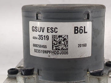 2017-2021 Chevrolet Trax ABS Pump Control Module Replacement P/N:42643519 GSUV ESC Fits Fits 2017 2018 2019 2020 2021 OEM Used Auto Parts