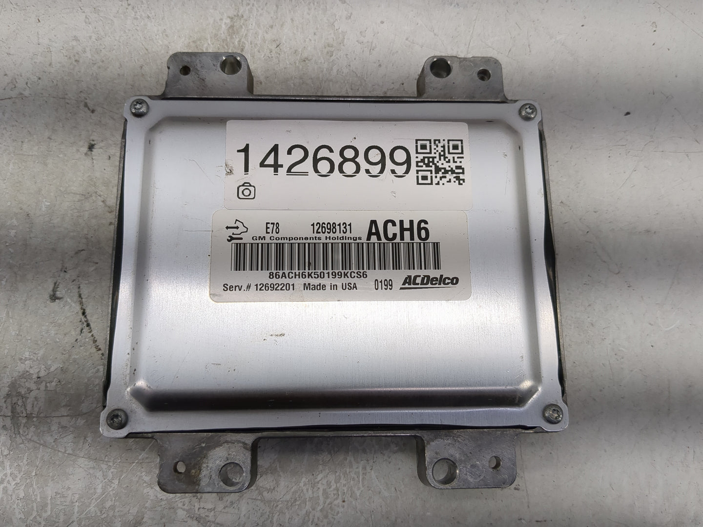 2017-2021 Chevrolet Trax PCM Engine Control Computer ECU ECM PCU OEM P/N:12698131 12692201 Fits Fits 2017 2018 2019 2020 202