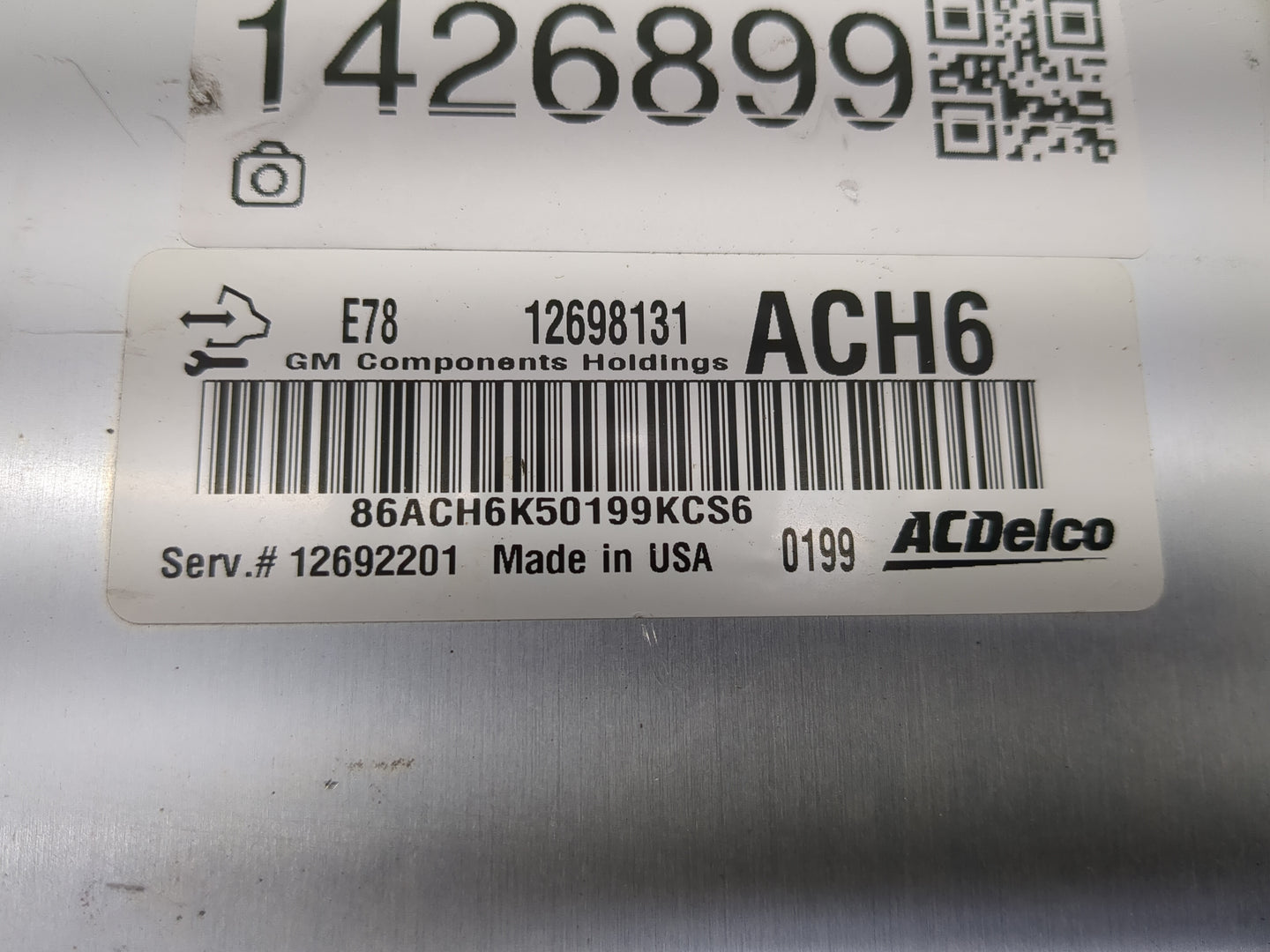 2017-2021 Chevrolet Trax PCM Engine Control Computer ECU ECM PCU OEM P/N:12698131 12692201 Fits Fits 2017 2018 2019 2020 202