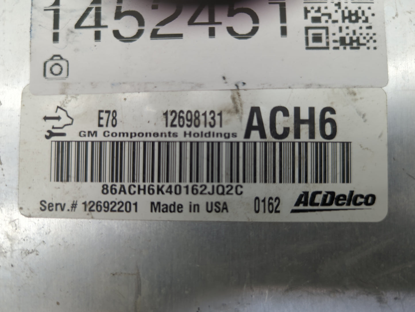 2017-2021 Chevrolet Trax PCM Engine Control Computer ECU ECM PCU OEM P/N:12698131 12692201 Fits Fits 2017 2018 2019 2020 202