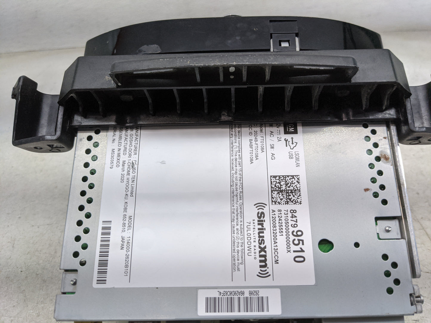 2021 Chevrolet Trax Radio AM FM Cd Player Receiver Replacement P/N:84799510 84252551, FT0108A, 20248-FT0108A, BABFT0108A Fit
