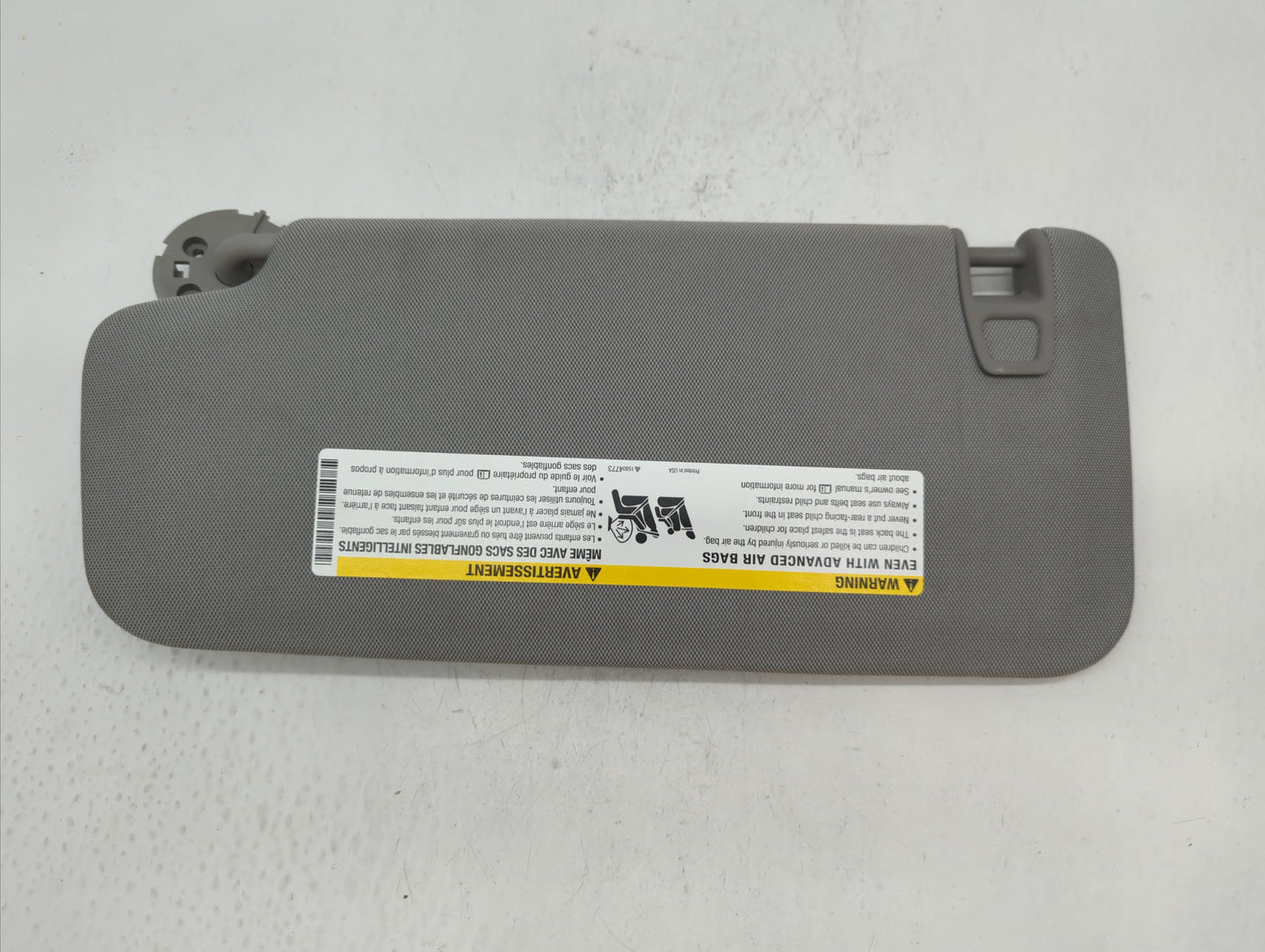 2017-2018 Chevrolet Trax Sun Visor Shade Replacement Passenger Right Mirror Fits Fits 2017 2018 OEM Used Auto Parts - Oemuse