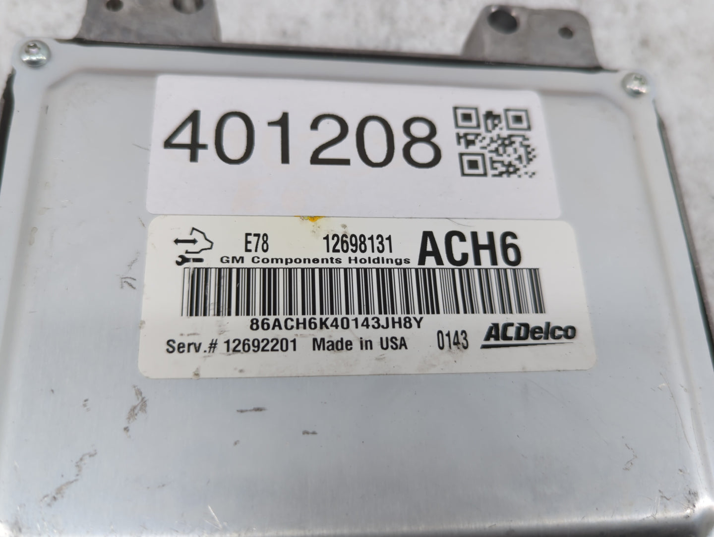 2017-2018 Chevrolet Trax PCM Engine Control Computer ECU ECM PCU OEM P/N:12692201 12679097, 12685776 Fits Fits 2017 2018 201