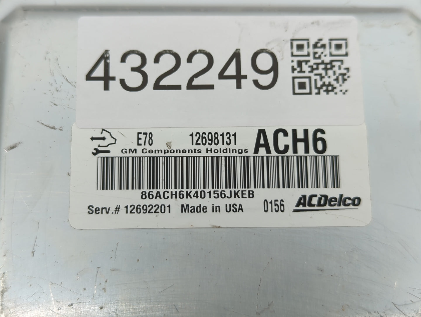 2017-2021 Chevrolet Trax PCM Engine Control Computer ECU ECM PCU OEM P/N:12692201 12679097 Fits Fits 2017 2018 2019 2020 202