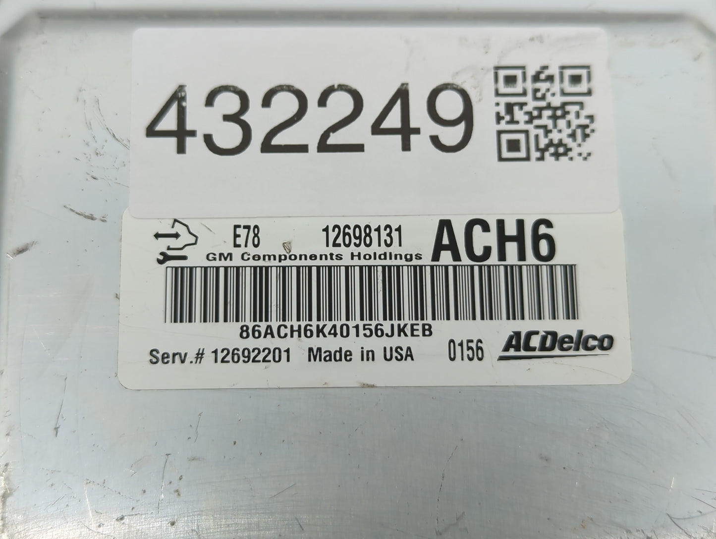 2017-2021 Chevrolet Trax PCM Engine Control Computer ECU ECM PCU OEM P/N:12692201 12679097 Fits Fits 2017 2018 2019 2020 202