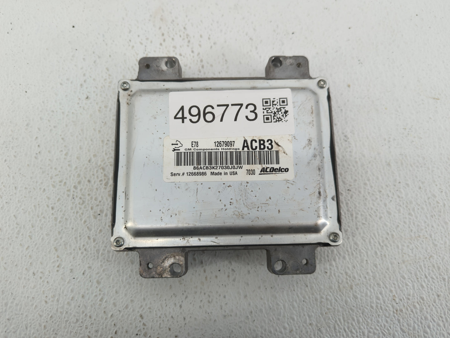 2017-2021 Chevrolet Trax PCM Engine Control Computer ECU ECM PCU OEM P/N:12679097 Fits Fits 2017 2018 2019 2020 2021 OEM Use