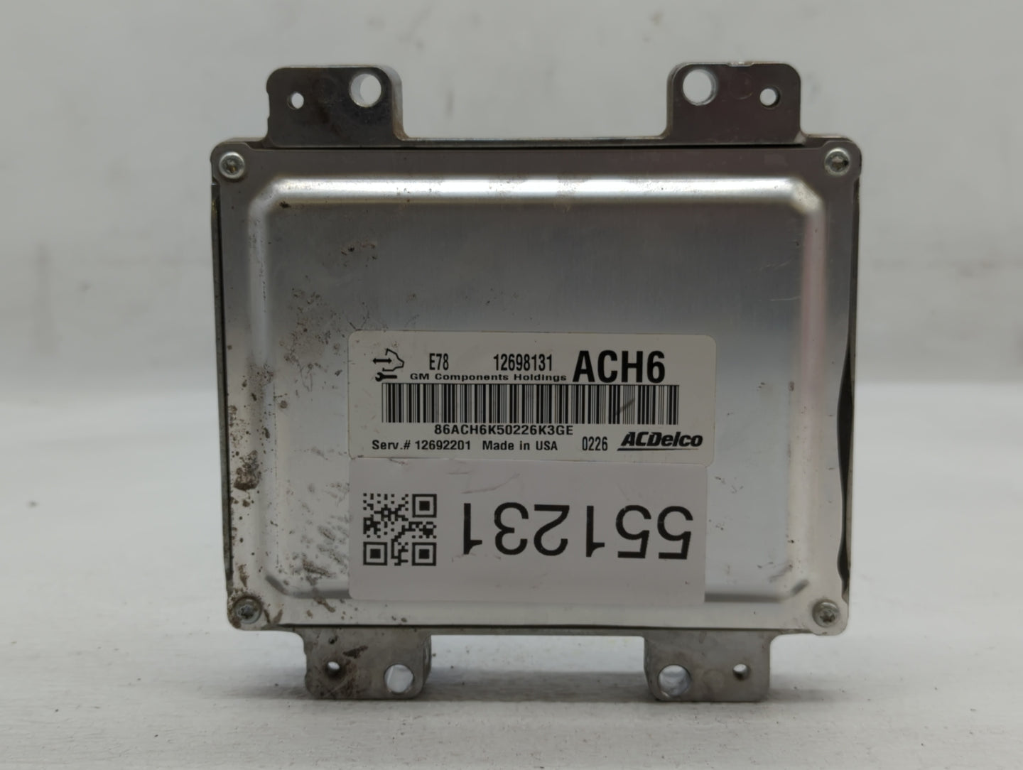 2017-2021 Chevrolet Trax PCM Engine Control Computer ECU ECM PCU OEM P/N:12698131 Fits Fits 2017 2018 2019 2020 2021 OEM Use
