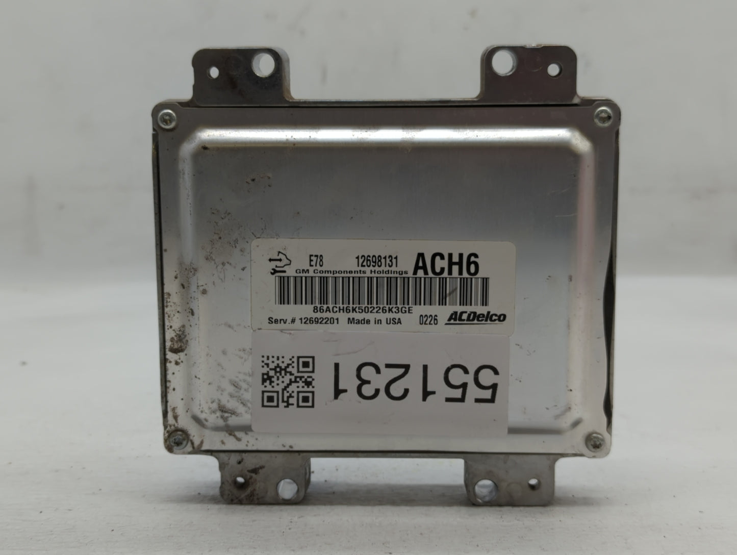 2017-2021 Chevrolet Trax PCM Engine Control Computer ECU ECM PCU OEM P/N:12698131 Fits Fits 2017 2018 2019 2020 2021 OEM Use
