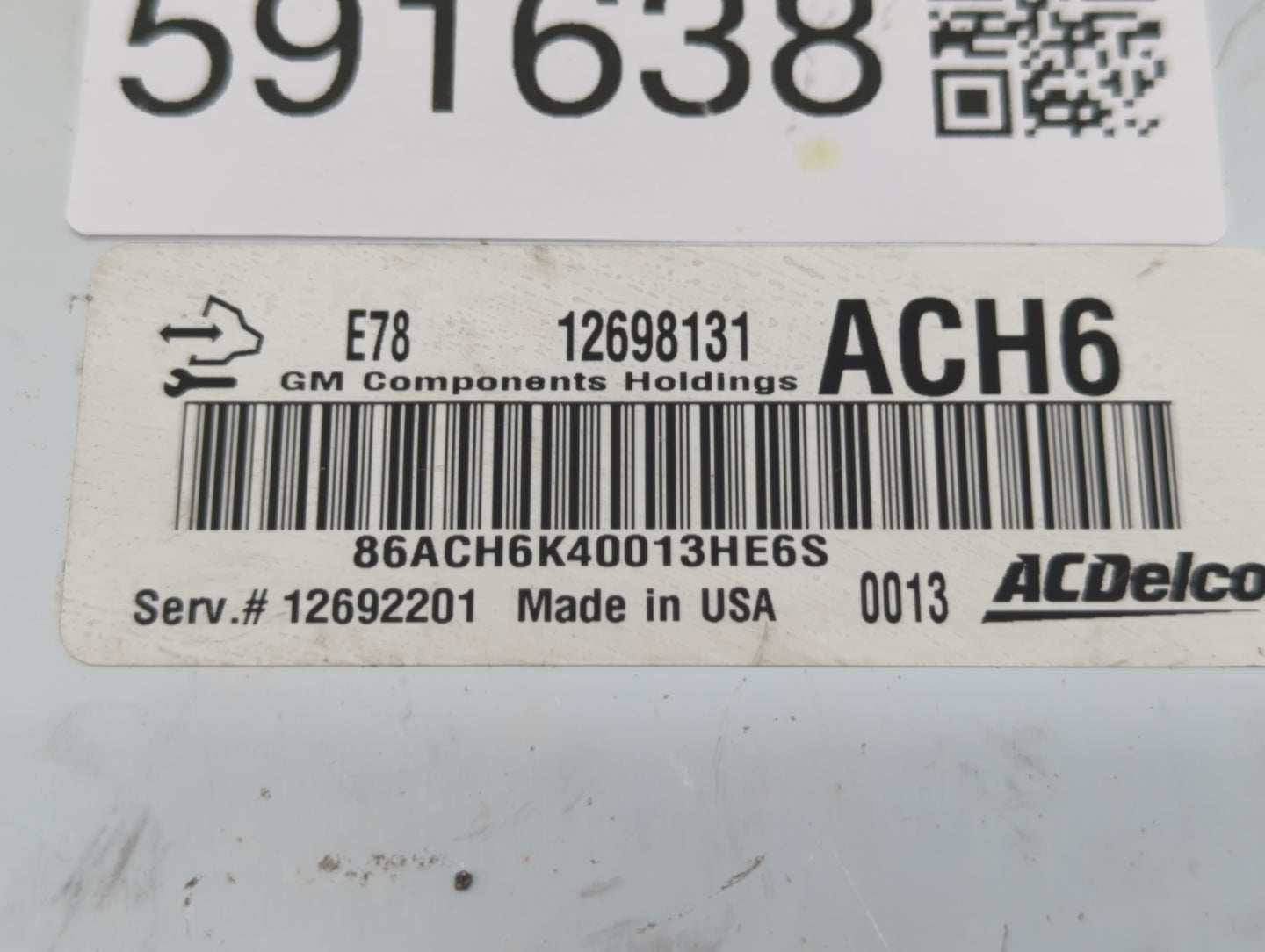 2017-2021 Chevrolet Trax PCM Engine Control Computer ECU ECM PCU OEM P/N:12698131 Fits Fits 2017 2018 2019 2020 2021 OEM Use