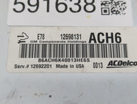 2017-2021 Chevrolet Trax PCM Engine Control Computer ECU ECM PCU OEM P/N:12698131 Fits Fits 2017 2018 2019 2020 2021 OEM Use