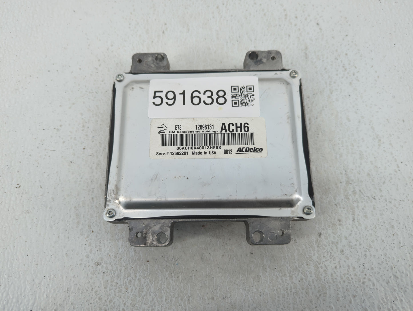 2017-2021 Chevrolet Trax PCM Engine Control Computer ECU ECM PCU OEM P/N:12698131 Fits Fits 2017 2018 2019 2020 2021 OEM Use