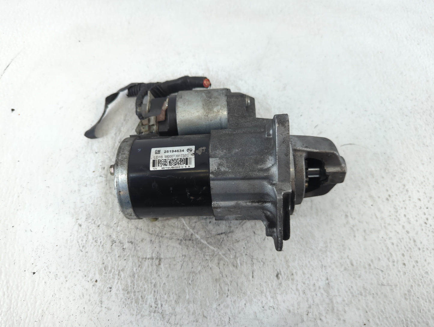 2013-2021 Chevrolet Trax Car Starter Motor Solenoid OEM P/N:M000T39173ZC 25194634 Fits OEM Used Auto Parts - Oemusedautopart