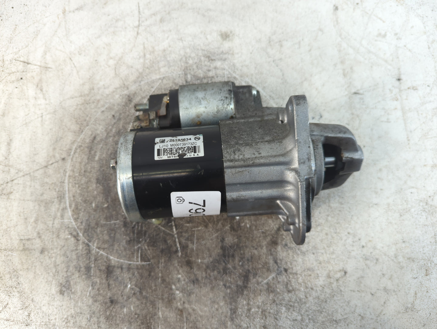 2013-2021 Chevrolet Trax Car Starter Motor Solenoid OEM P/N:M000T39173ZC 25194634 Fits OEM Used Auto Parts - Oemusedautopart