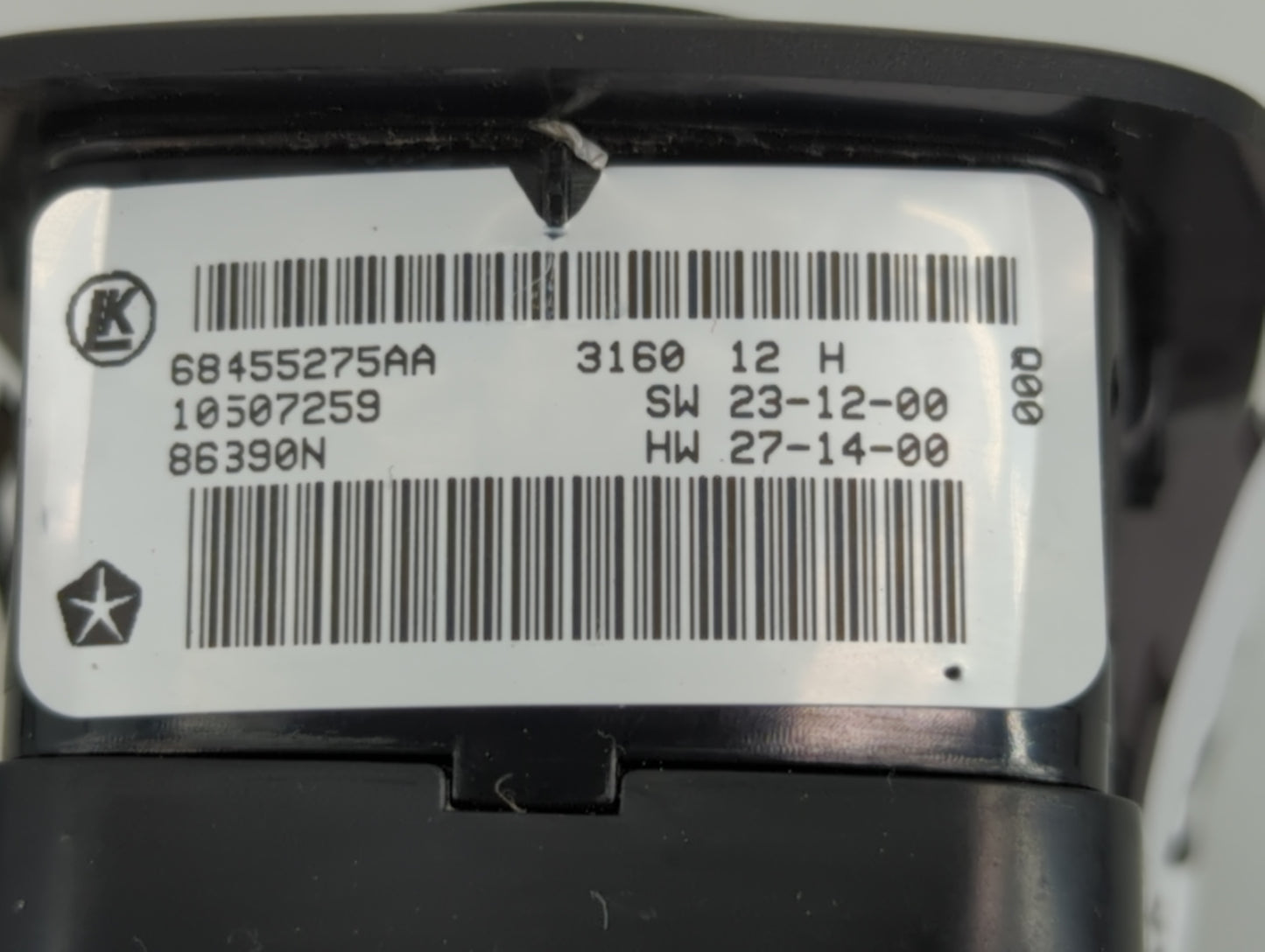 2020-2022 Chrysler 300 Master Power Window Switch Replacement Driver Side Left P/N:10507259 68455275AA Fits Fits 2020 2021 2