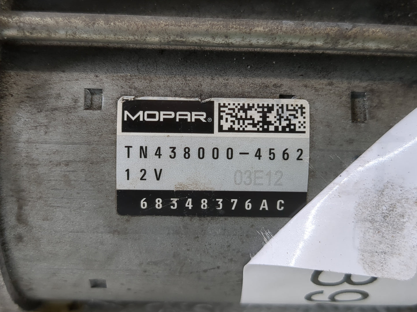 2017-2022 Chrysler Pacifica Car Starter Motor Solenoid OEM P/N:TN438000-4562 68348376AC Fits Fits 2017 2018 2019 2020 2021 2