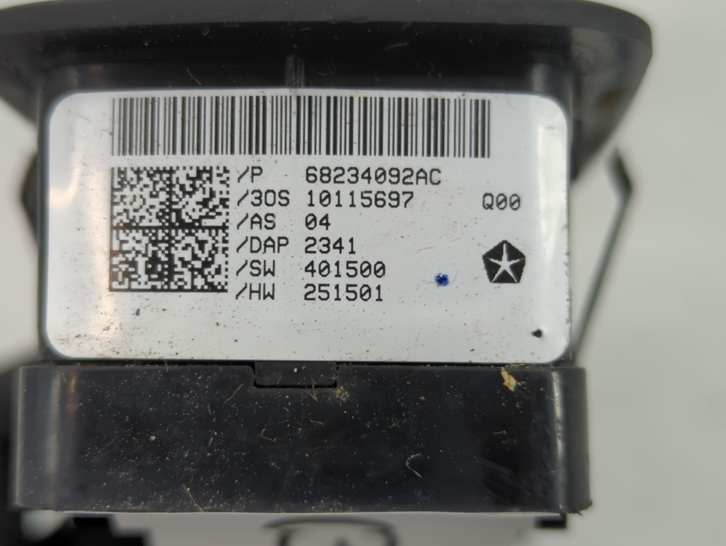 2017-2022 Chrysler Pacifica Master Power Window Switch Replacement Driver Side Left P/N:68234092AC Fits OEM Used Auto Parts 