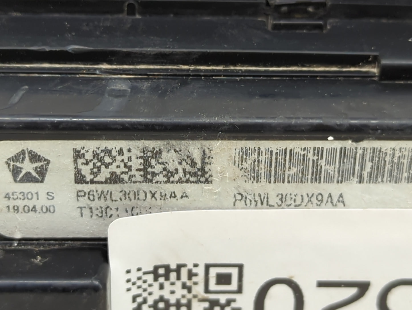 2017-2021 Chrysler Pacifica Climate Control Module Temperature AC/Heater Replacement P/N:P6WL30DX9AA Fits OEM Used Auto Part
