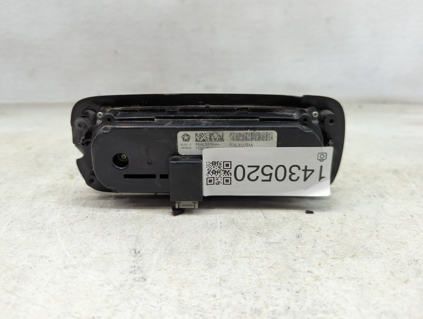 2017-2021 Chrysler Pacifica Climate Control Module Temperature AC/Heater Replacement P/N:P6WL30DX9AA Fits OEM Used Auto Part