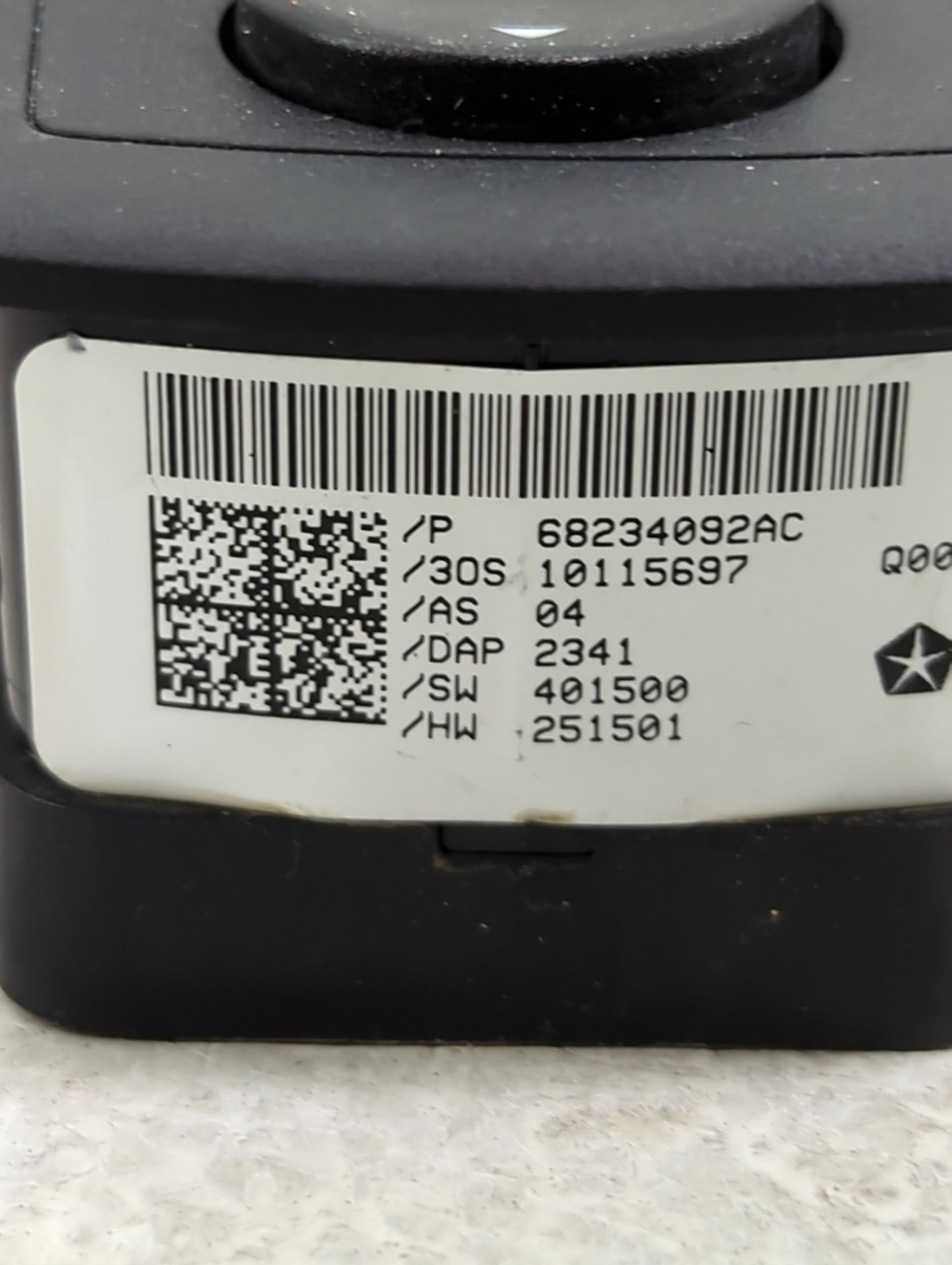 2017-2022 Chrysler Pacifica Master Power Window Switch Replacement Driver Side Left P/N:68234092AC Fits OEM Used Auto Parts 