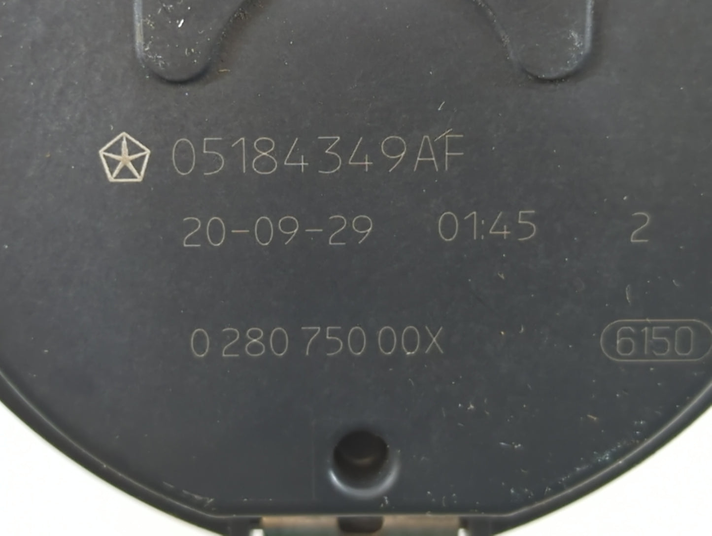 2017-2022 Chrysler Pacifica Throttle Body P/N:0 280 750 00X 05184349AF Fits OEM Used Auto Parts - Oemusedautoparts1.com