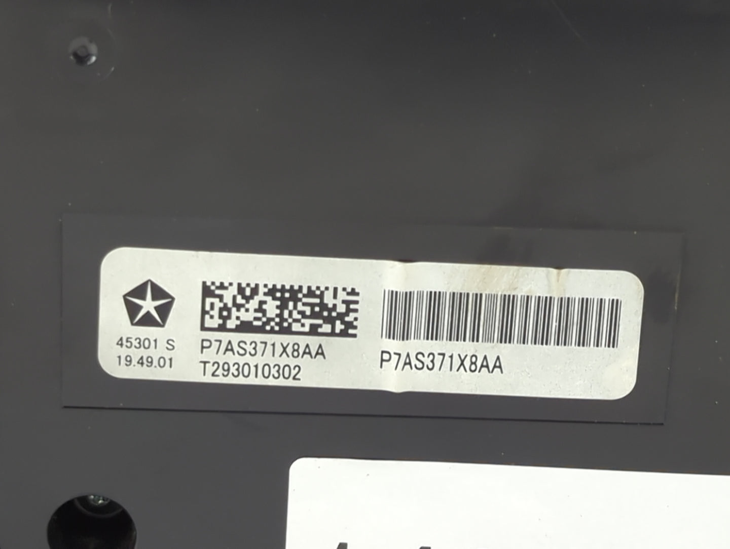 2021-2022 Chrysler Voyager Climate Control Module Temperature AC/Heater Replacement P/N:P7AS371X8AA Fits Fits 2021 2022 OEM 
