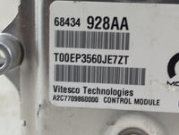2021-2022 Chrysler Voyager PCM Engine Control Computer ECU ECM PCU OEM P/N:68434928AA T00EP3560JE7ZT Fits Fits 2020 2021 202