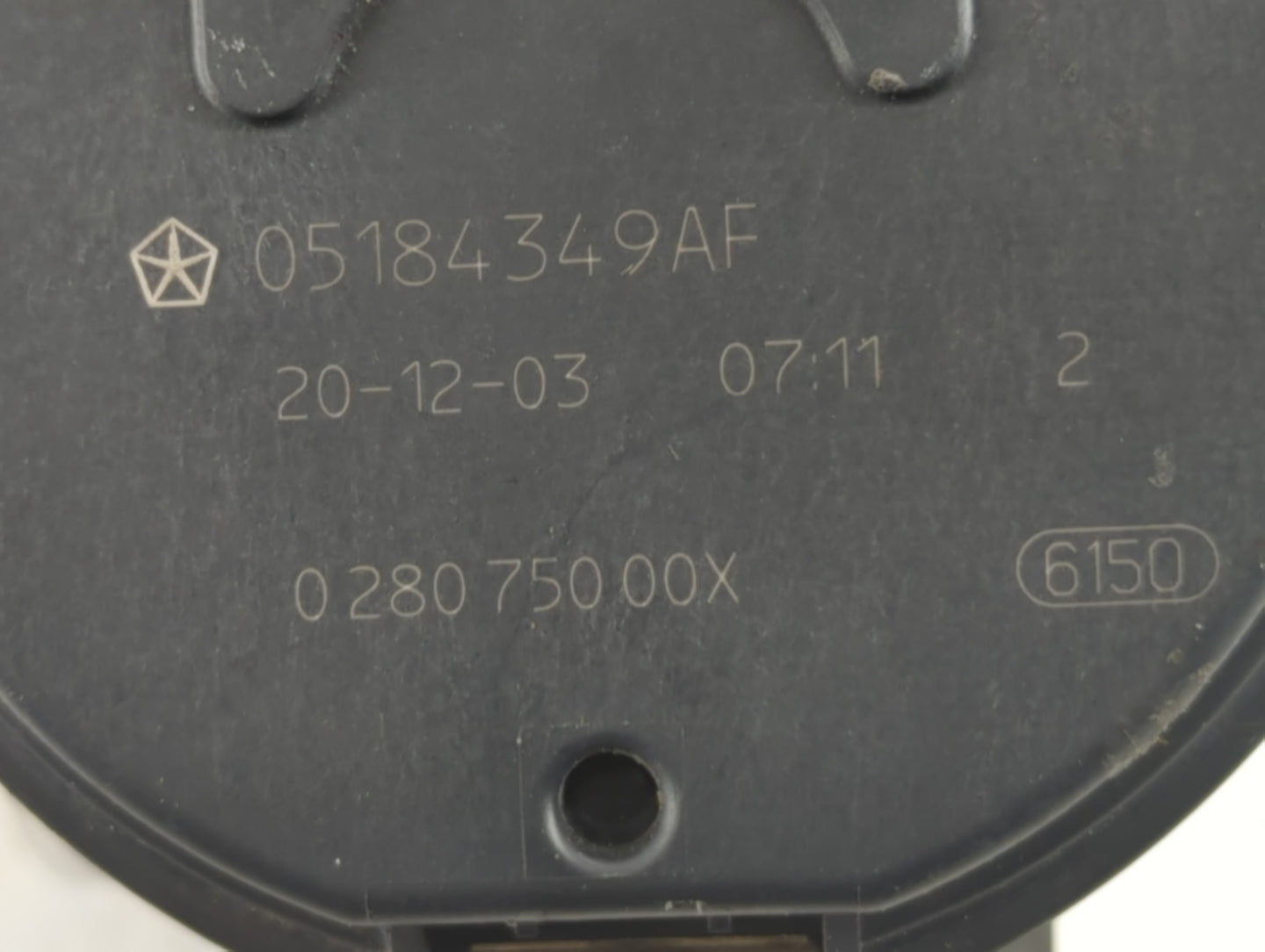 2020-2022 Chrysler Voyager Throttle Body P/N:0 280 750 00X 05184349AC Fits OEM Used Auto Parts - Oemusedautoparts1.com