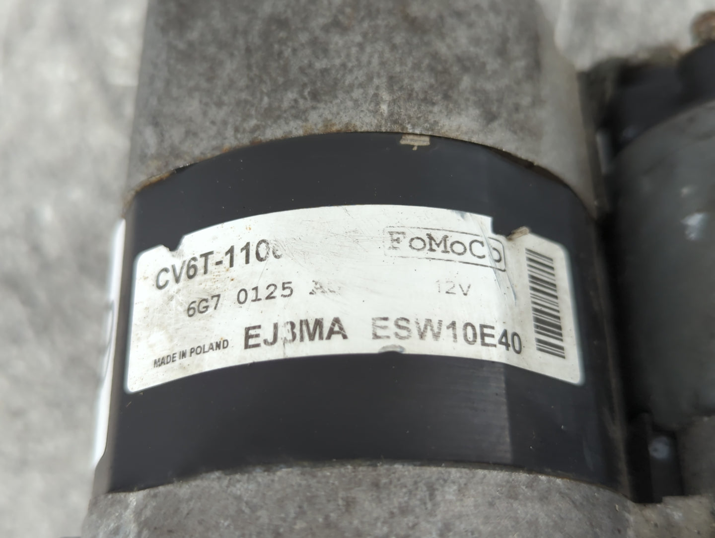 2020-2022 Chrysler Voyager Car Starter Motor Solenoid OEM P/N:CV6T-110 Fits Fits 2017 2018 2019 2020 2021 2022 OEM Used Auto