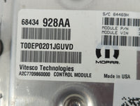 2021-2022 Chrysler Voyager PCM Engine Control Computer ECU ECM PCU OEM P/N:P68496650AI 68434928AA Fits Fits 2020 2021 2022 O