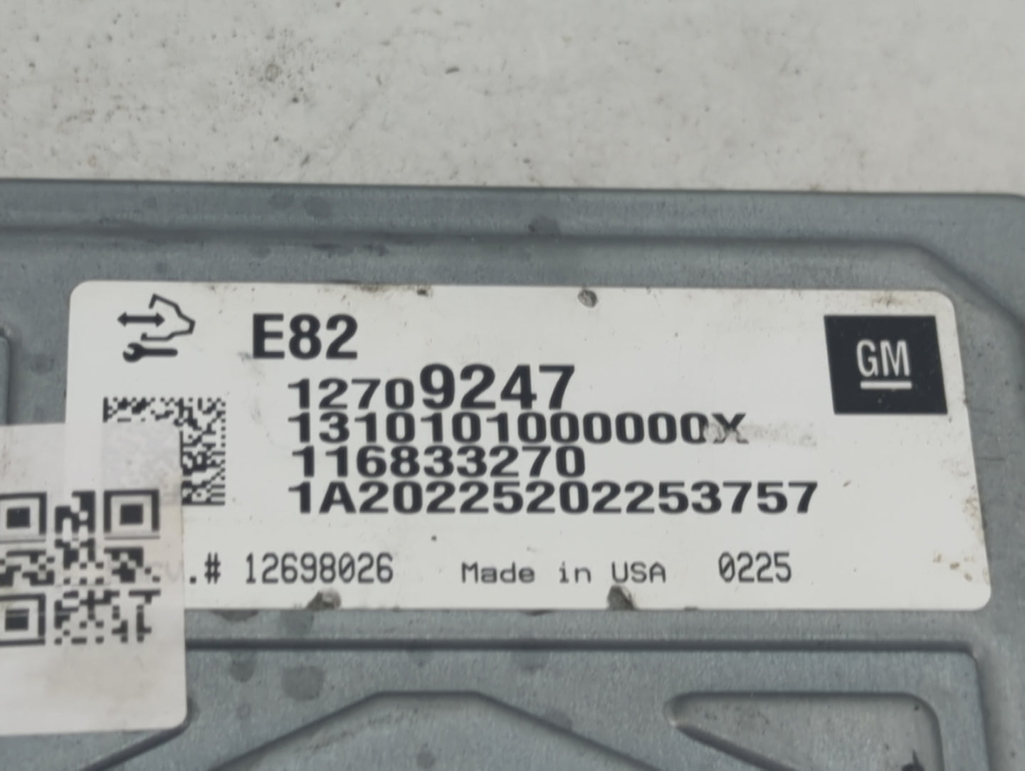 2018-2022 Chevrolet Traverse PCM Engine Control Computer ECU ECM PCU OEM P/N:12709247 Fits Fits 2016 2017 2018 2019 2020 202