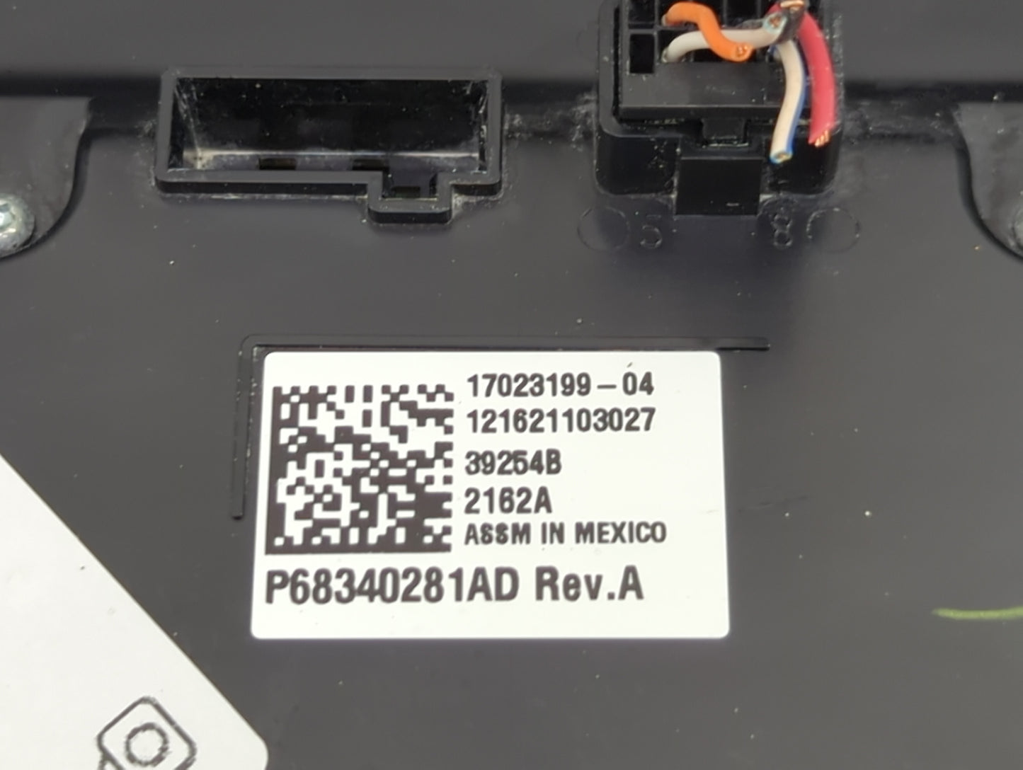 2021 Dodge 2500 Pickup Climate Control Module Temperature AC/Heater Replacement P/N:P68340281AD 17023199-04 Fits OEM Used Au
