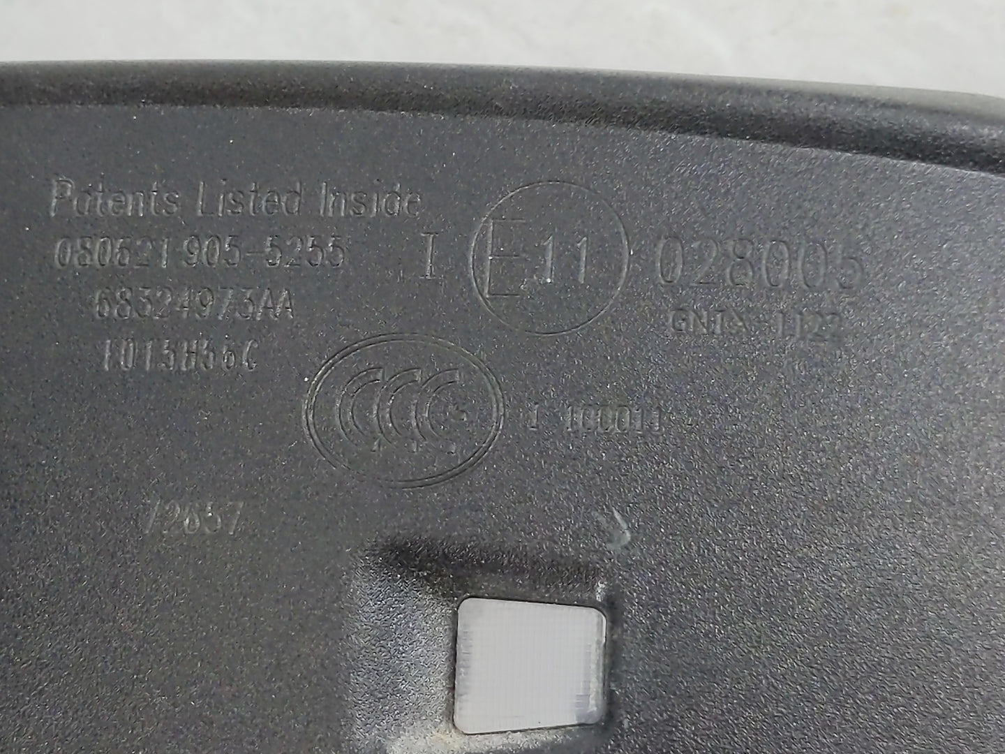 2017-2022 Dodge Challenger Interior Rear View Mirror Replacement OEM P/N:E11028005 Fits Fits 2017 2018 2019 2020 2021 2022 O