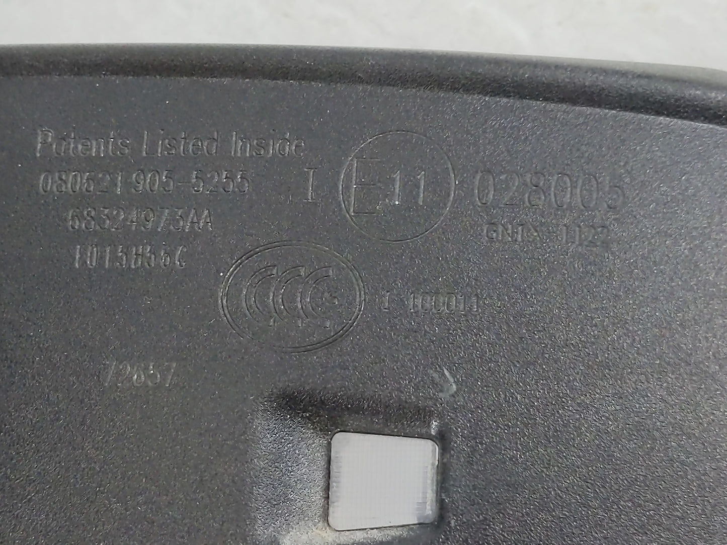 2017-2022 Dodge Challenger Interior Rear View Mirror Replacement OEM P/N:E11028005 Fits Fits 2017 2018 2019 2020 2021 2022 O