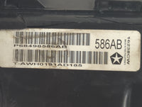 2021-2022 Dodge Challenger Fusebox Fuse Box Panel Relay Module P/N:P68498586AB Fits Fits 2021 2022 OEM Used Auto Parts - Oem