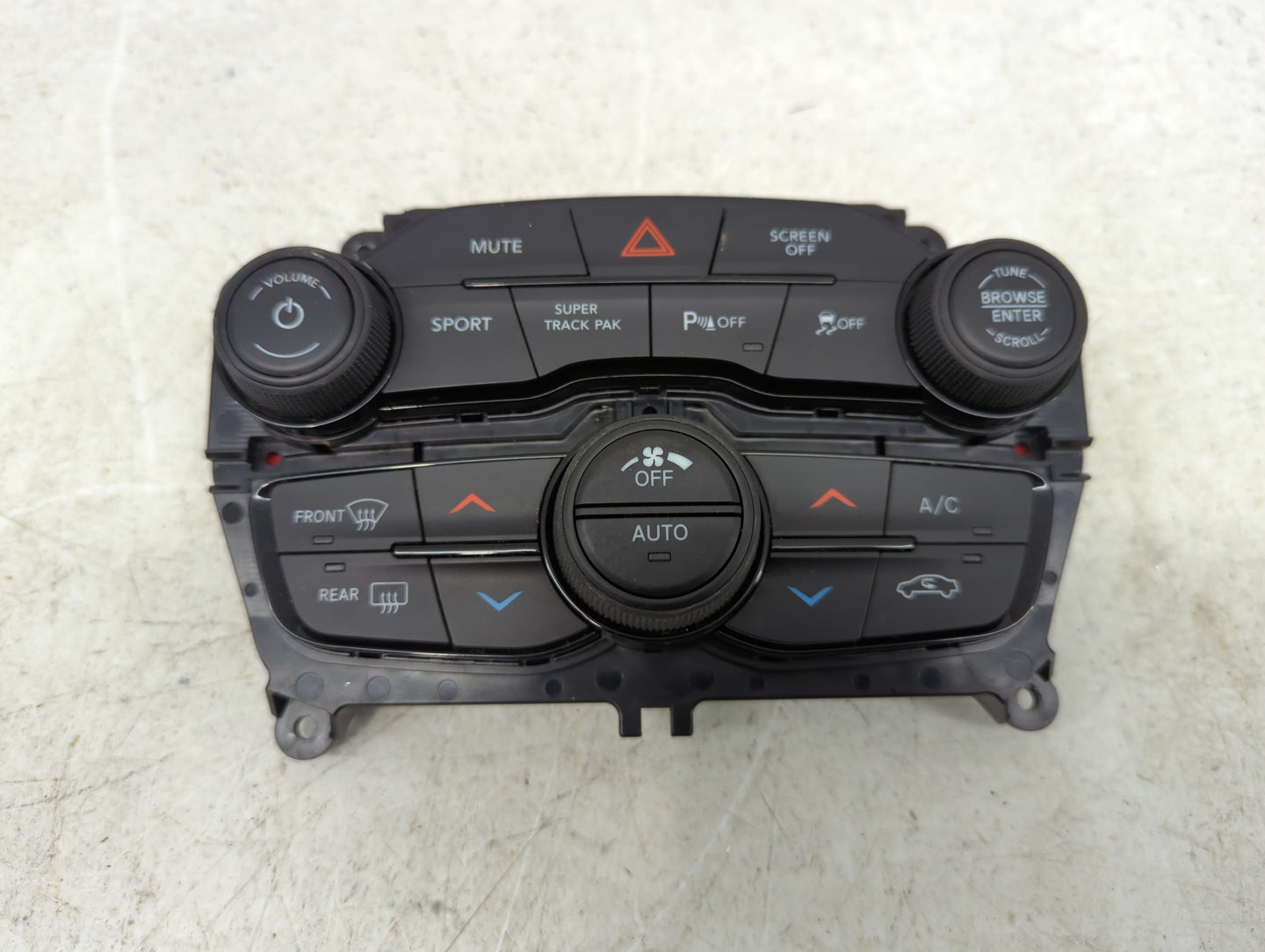 2021 Dodge Challenger Climate Control Module Temperature AC/Heater Replacement P/N:68293608AE 6TD481X8AA Fits OEM Used Auto 