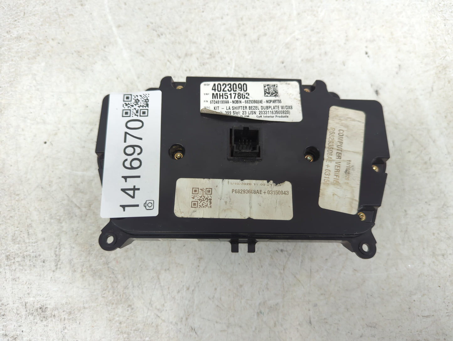 2021 Dodge Challenger Climate Control Module Temperature AC/Heater Replacement P/N:68293608AE 6TD481X8AA Fits OEM Used Auto 