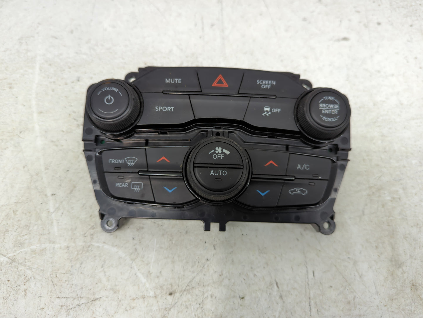 2019-2022 Dodge Challenger Climate Control Module Temperature AC/Heater Replacement P/N:68293606AE Fits Fits 2019 2020 2021 