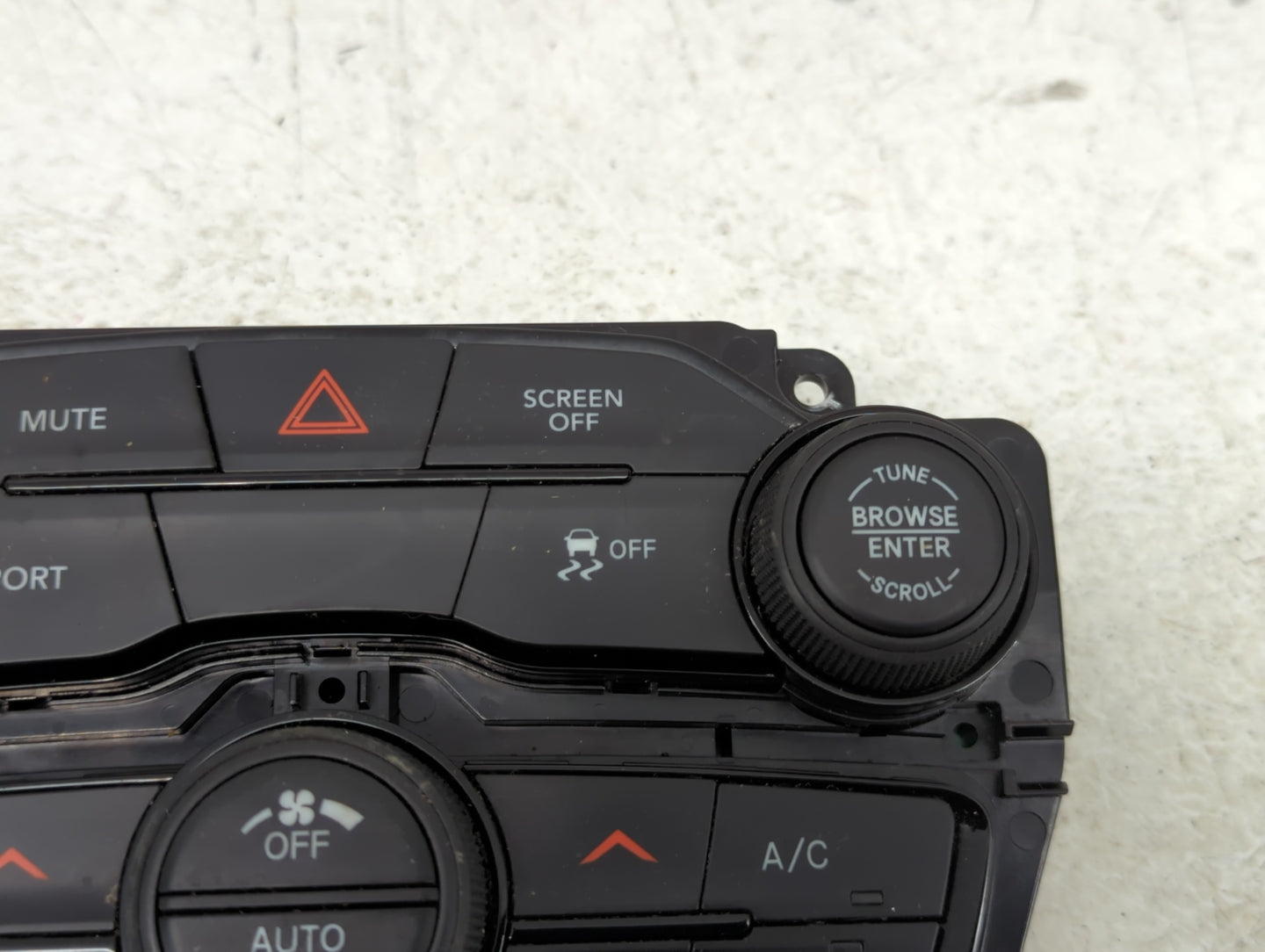 2019-2022 Dodge Challenger Climate Control Module Temperature AC/Heater Replacement P/N:68293606AE Fits Fits 2019 2020 2021 