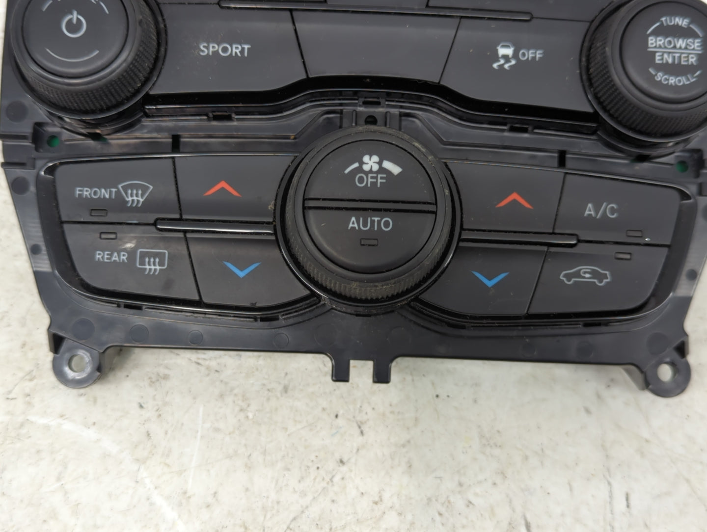 2019-2022 Dodge Challenger Climate Control Module Temperature AC/Heater Replacement P/N:68293606AE Fits Fits 2019 2020 2021 